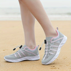 Women's Mesh Water Shoes Quick Drying Aqua Shoes Outdoor Beach Wading Shoes