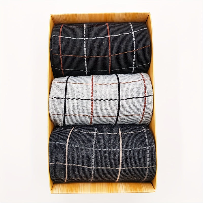 3 Pairs Men's Dress Socks Variety Pack