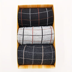 3 Pairs Men's Dress Socks Variety Pack