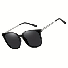 WZERRY Vintage Round Frame Polarized Sunglasses UV400