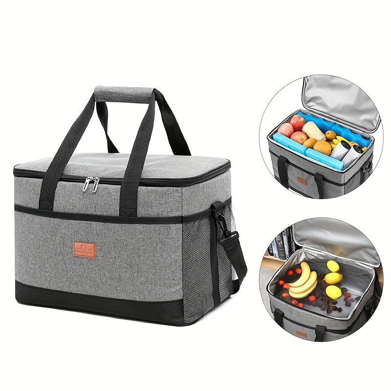 35L Insulated Cooler Bag Waterproof Leakproof Durable Outdoor Tote Beach Picnic