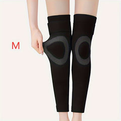 Extended & Thickened Wormwood Knee Pads for Warmth & Knee Protection