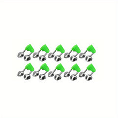 10pcs Fishing Pole Bite Indicators Twin Bells Bite Alarm