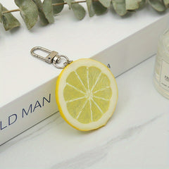 Lemon Slice Key Chain - Fun Birthday Gift