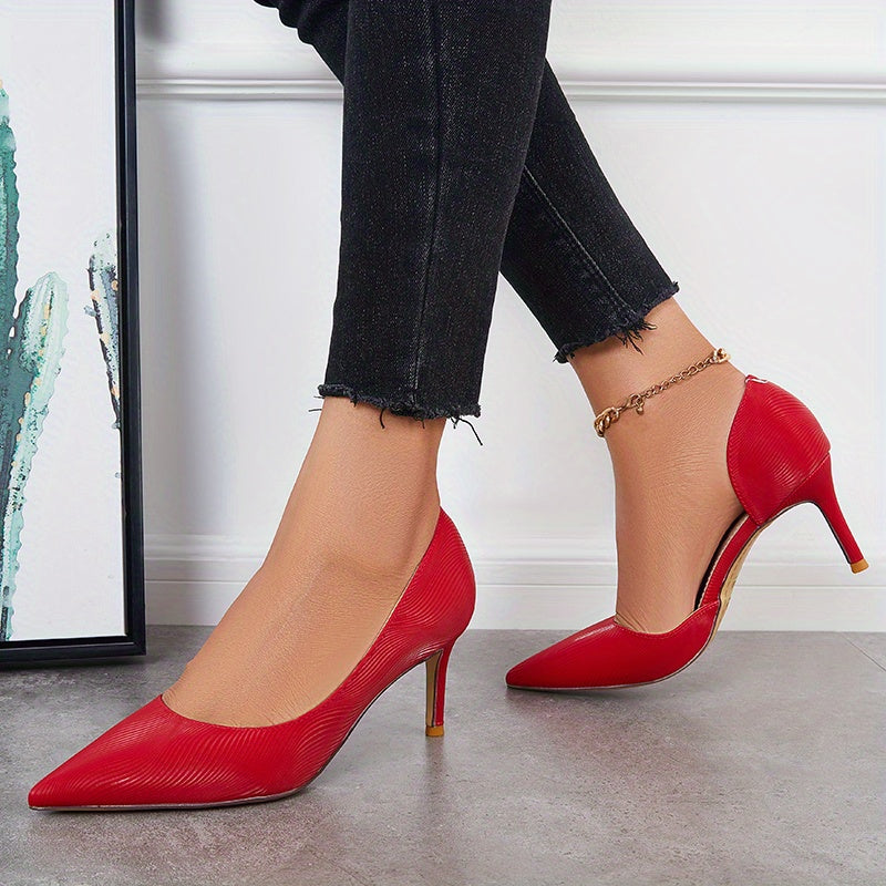 Women's High Heel Slip On Stiletto Pumps