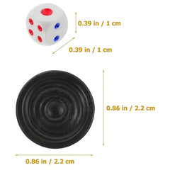 32pcs Backgammon Chess Pieces Replacement Checker Plastic Chips