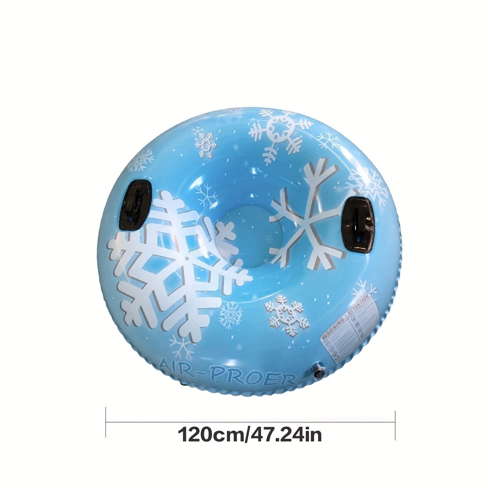 Winter Skiing Ring PVC Snow Sled Portable Snowboard Skiing Toy