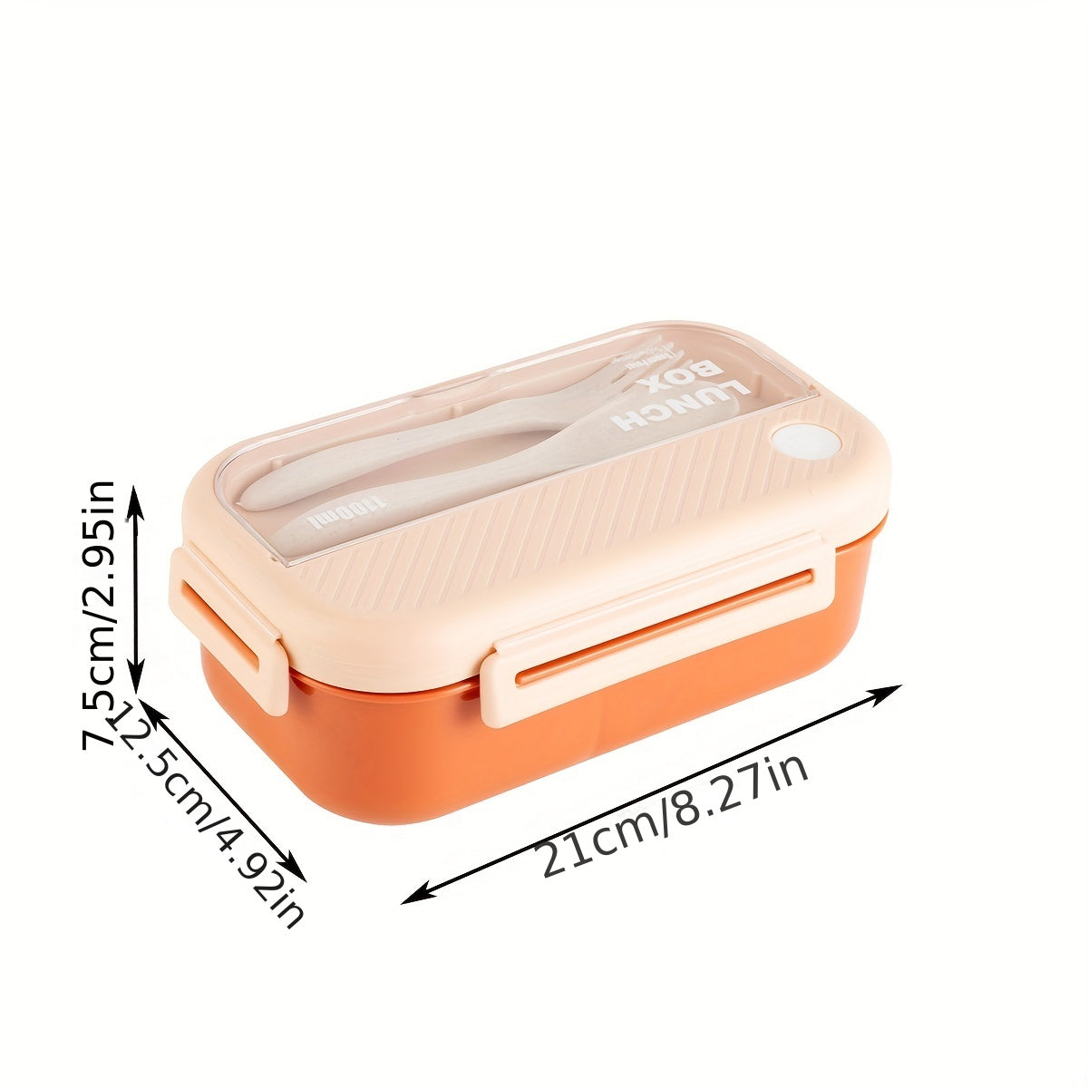 Leakproof Bento Box with Cutlery for Adults Microwave Dishwasher Safe