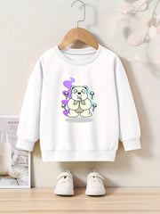 OERYUI Singing Bear Graphic Sweatshirt Kids Pullover Christmas Gift