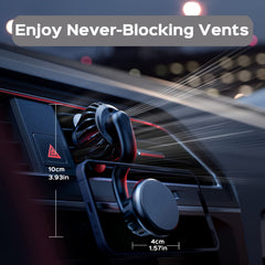 Magnetic Car Phone Holder Clip Mount Strong Magnetic Vent