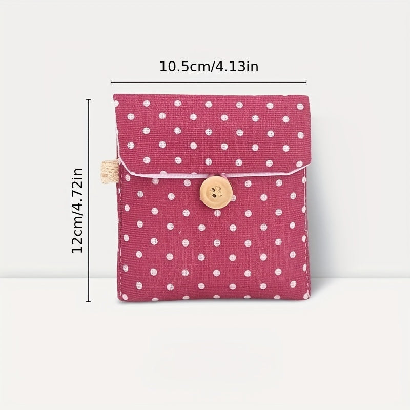 Girls Portable Sanitary Pad Bag Makeup Earphone Storage Coin Purse