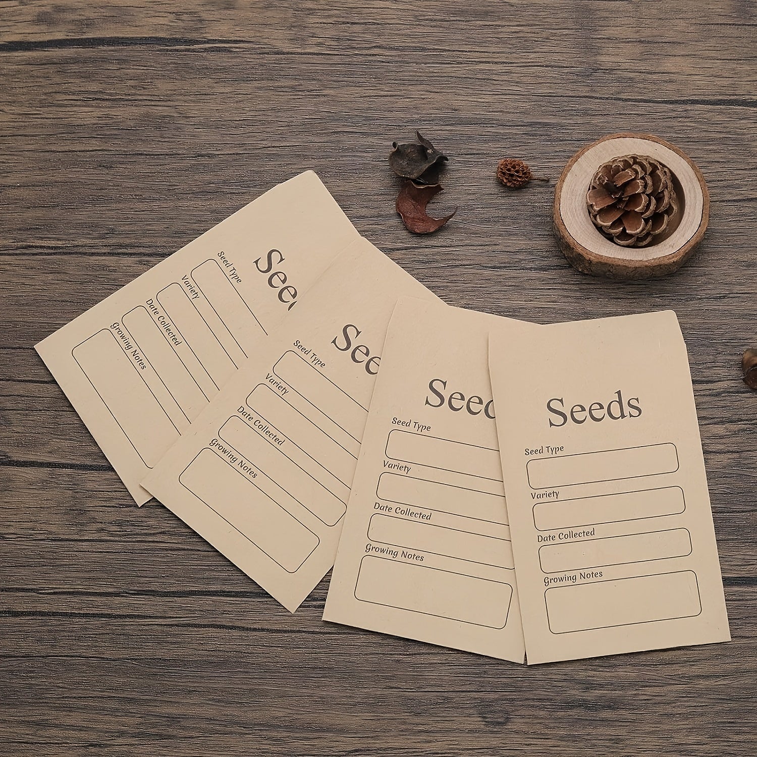 20pcs Seed Envelopes Reusable Self Sealing Seed Envelopes - Small Seed Packets