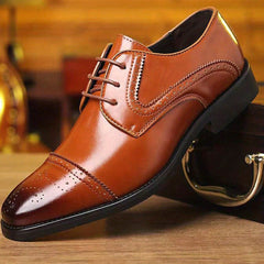 Men's Lace Up Dress Shoes Non Slip Formal Shoes