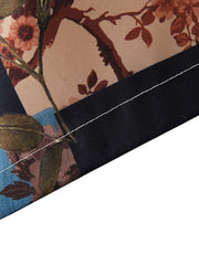 Men's Digital Printed Flower Short Sleeve Shirt