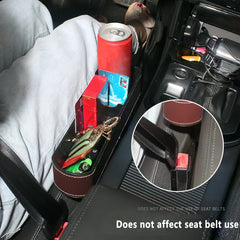 1pc Car Slot Box Car Seat Gap Storage Box Car Built in Box Seat Slot