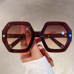 Oversized Gradient Sun Glasses for Women