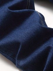 Men's Straight Denim Jeans Regular Zipper Fly