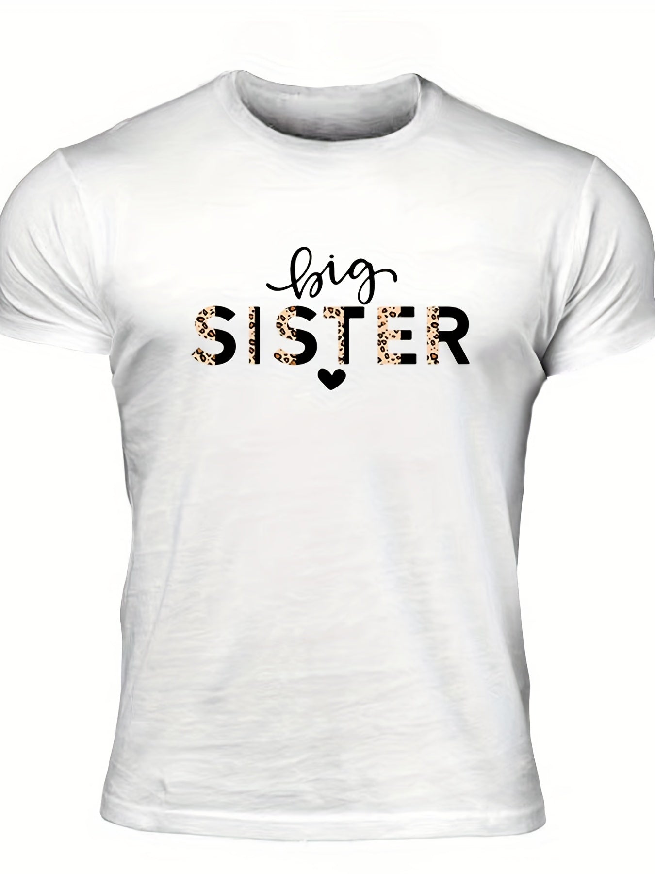 Men's Letter Print T-shirt Casual Comfy Crew Neck Tee