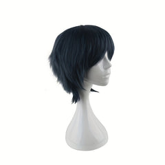 Men's Dress Up Short Wig With Bangs for Parties