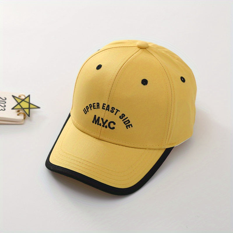 Kids' Sunshade Baseball Cap for Outdoor, Breathable with Pattern