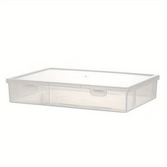 Large Capacity Transparent Office Document Storage Box