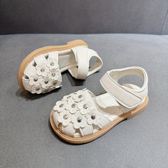 Girls' Flower Sandals for Spring Summer Autumn