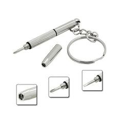 Portable Screwdriver Keychain for Glasses Repair