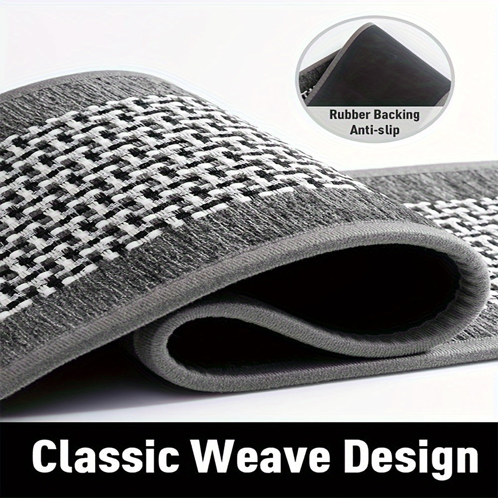 15pcs Non Slip Carpet Stair Treads Rubber Backing Safety Rug Runner