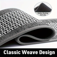 15pcs Non Slip Carpet Stair Treads Rubber Backing Safety Rug Runner
