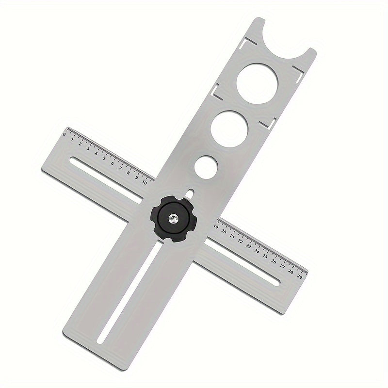 Tile Locator Ruler Drilling Positioning Opener