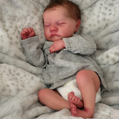 Realistic Newborn Baby Doll Soft Cloth Body Vinyl Doll Boy Doll High Gift
