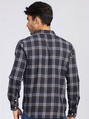 Men's Plaid Button Down Shirts for Autumn Winter