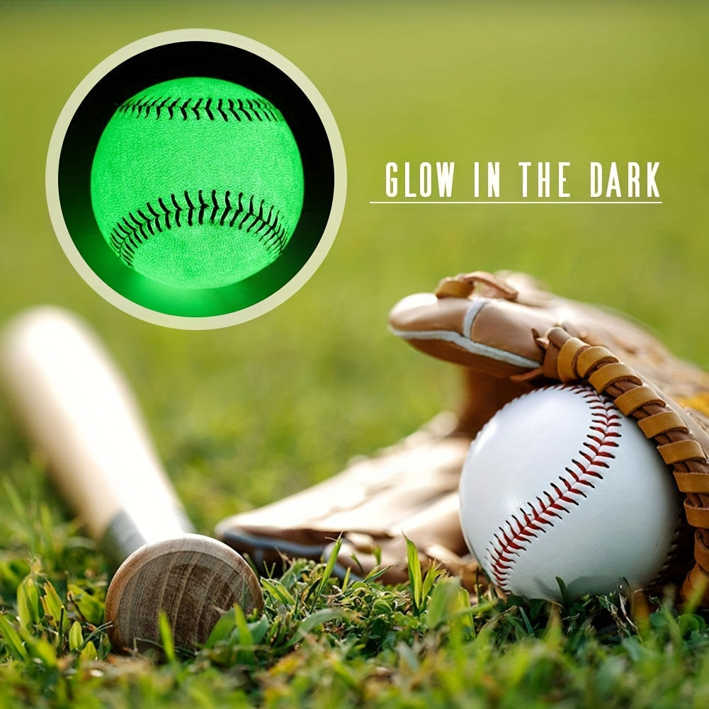 1pc Glow In The Dark Baseball Luminous Baseball Sports Training Accessory
