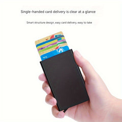 Anti theft ID Credit Card Holder Aluminium Metal Wallets Pocket Case