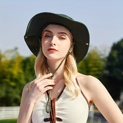 Cowboy Bucket Hat Breathable Sun Hat Hiking Fishing Boon