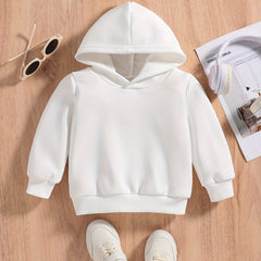 Baby Boys Hooded Long-Sleeve Sweatshirt for Spring Fall