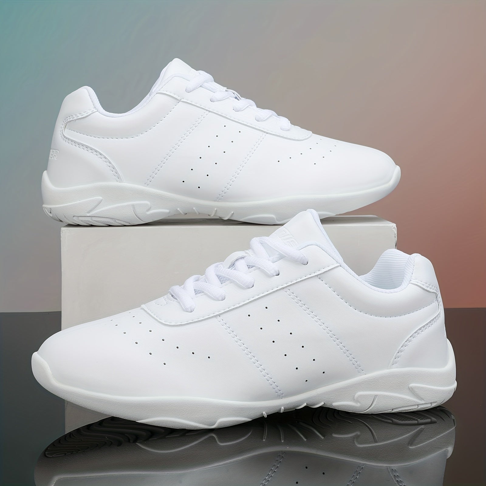 Lightweight Girls Cheer Shoes Non Slip Sneakers for Training