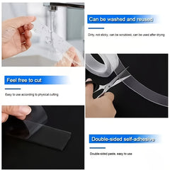 Heavy Duty Double Sided Tape Strips 1m & 2m