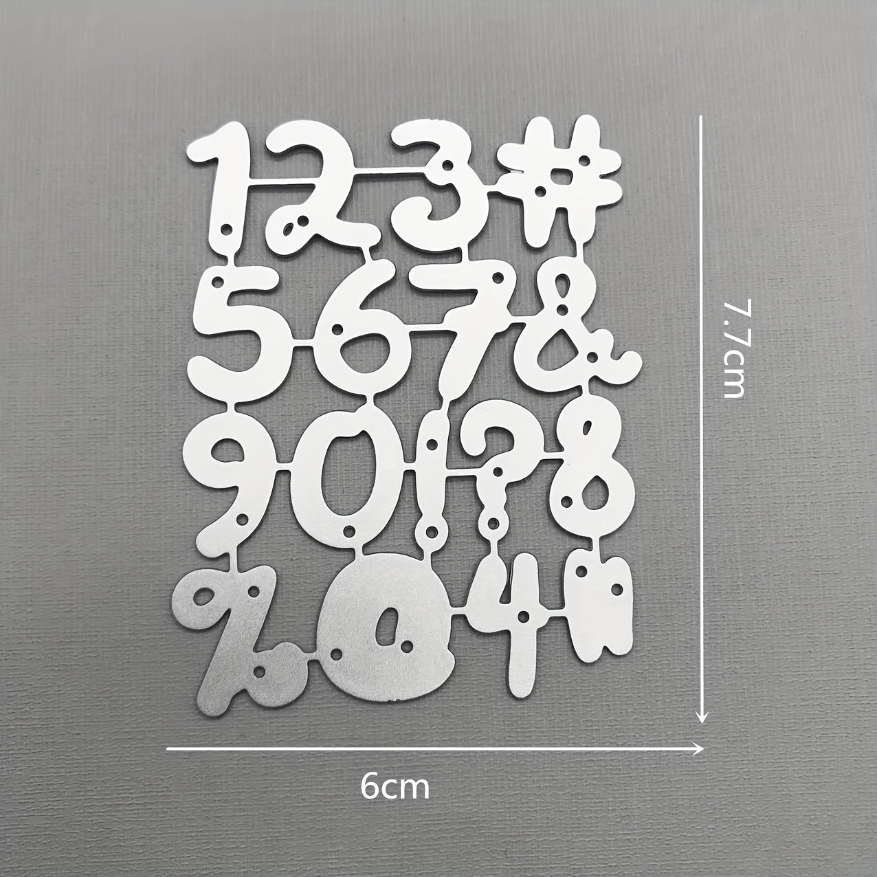 Alphabet Number Symbol Metal Cutting Dies for Card Decoration DIY Scrapbooking