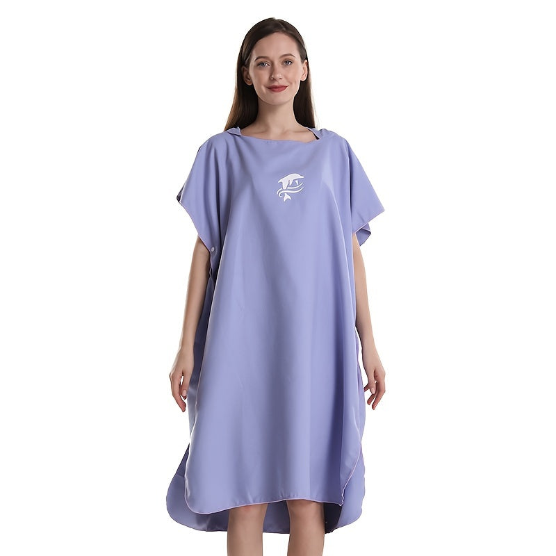 Mutao Unisex Surf Poncho Robe Towel Microfiber Bathrobe Ponchos for Surfing