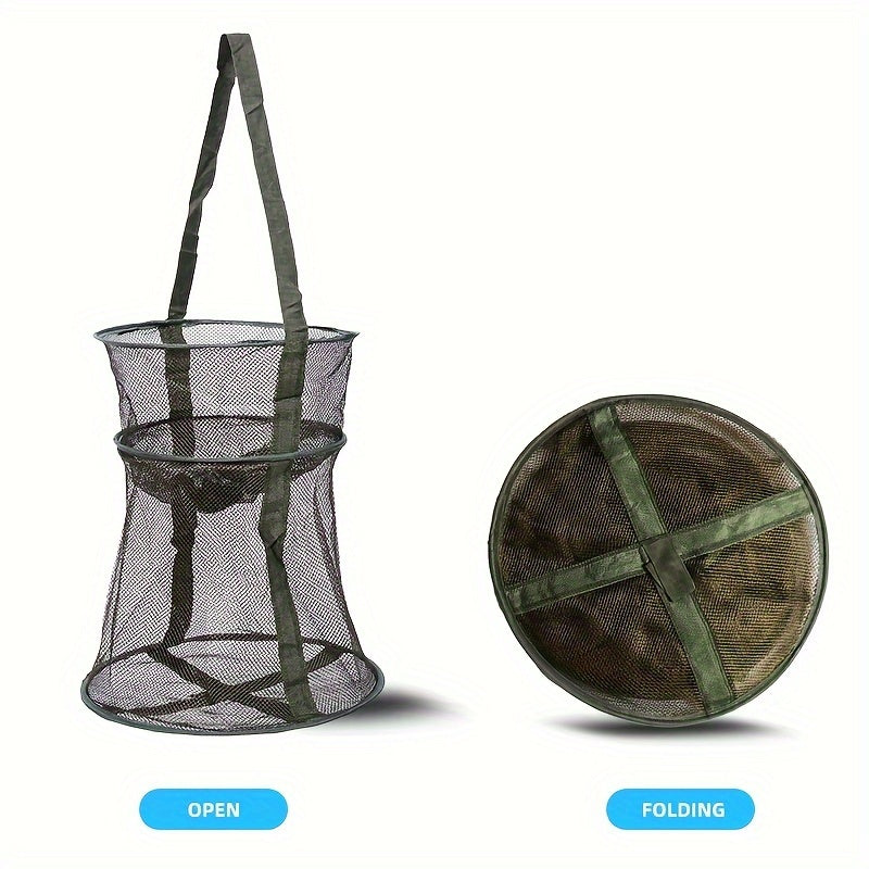 1pc Folding Fishing Net for Lobster Shrimp Crab Deep Sea Fishing Cage