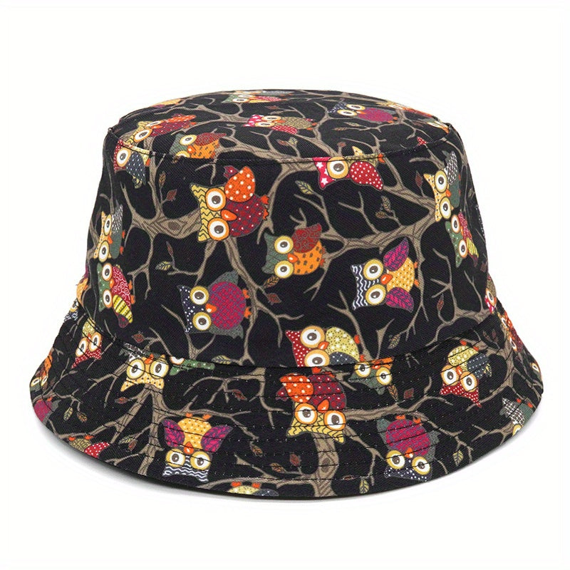 Cartoon 3D Printing Basin Hat for Men