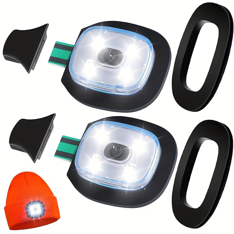LED Hat Light USB Rechargeable Beanie Headlight For Outdoor Sports