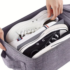 Portable Shoes Storage Bag For Travel Three Layers Storage Bag