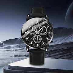 Unisex Casual Luminous Round Pointer Quartz Watch