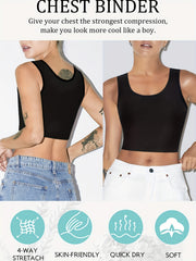 Shaping Tank Top Tummy Control Slimmer Crew Neck Women's Underwear