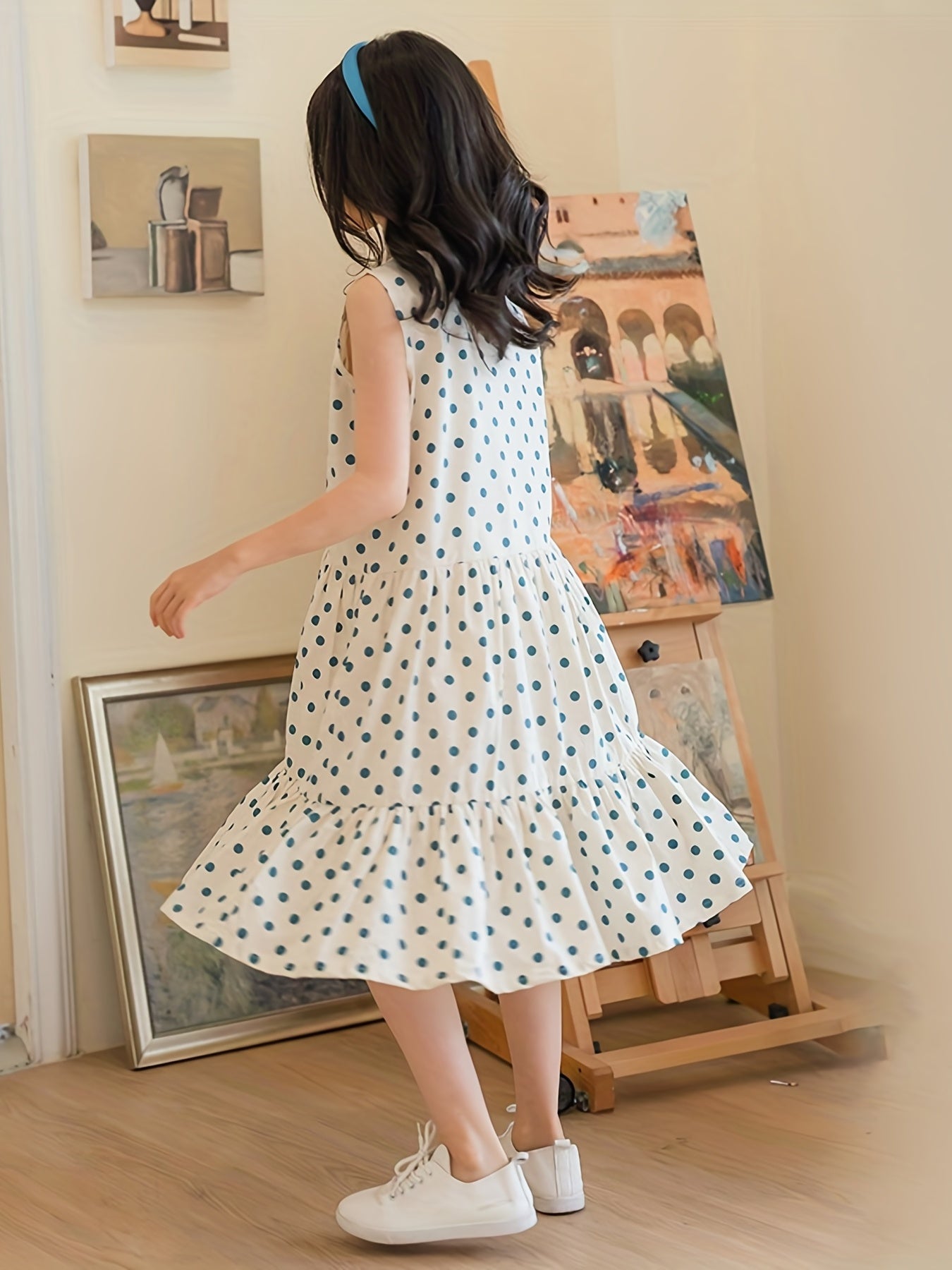 Polka Dot Dress for Girls - Summer Party Dress