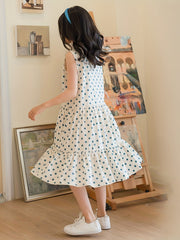 Polka Dot Dress for Girls - Summer Party Dress