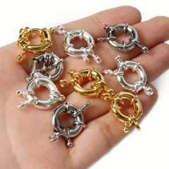 5pcs Metal Spring Buckle Clasps for Jewelry Making DIY Bracelet Necklace