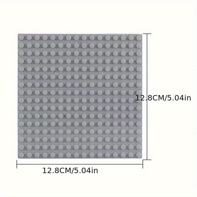 4pcs 16x16 Building Block Base Plate Compatible With Main Brands